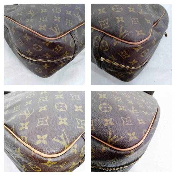 Authentic Louis Vuitton Alize1 Poches Brown Monogram Tote Bag mn778-120325 - Picture 8 of 16